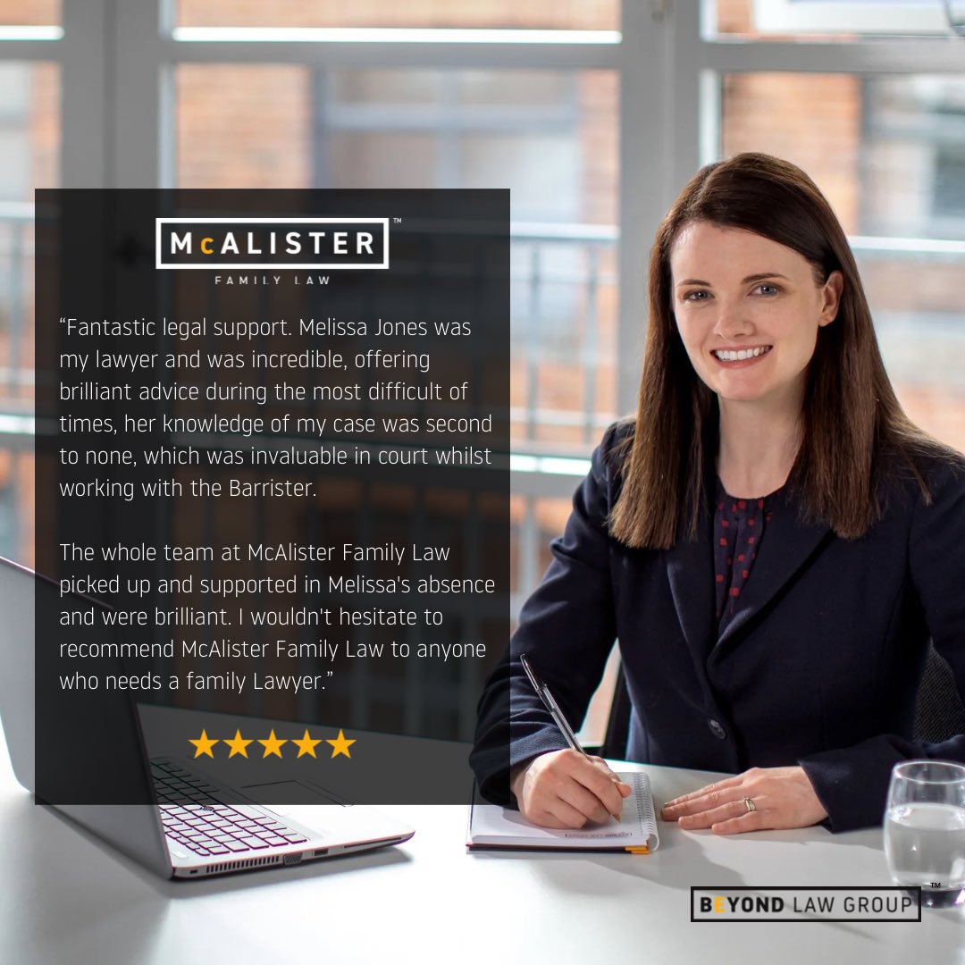 It’s Testimonial Tuesday! This week we have received a lovely review for Melissa Jones and the team at @McAlisterFamLaw! Thank you for your review, and amazing work as always Melissa! 👏 #testimonial #review #familylaw #divorcelaw #manchester #northwest