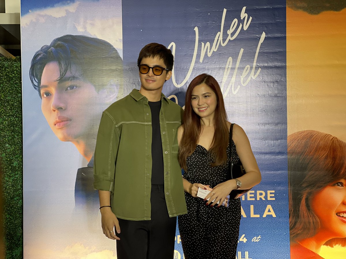 #KDLex KD Estrada and Alexa Ilacad at the 'UNDER PARALLEL SKIES' Grand Premiere Night Gala. #UnderParallelSkies #WinElla #UPSGrandPremiereGala