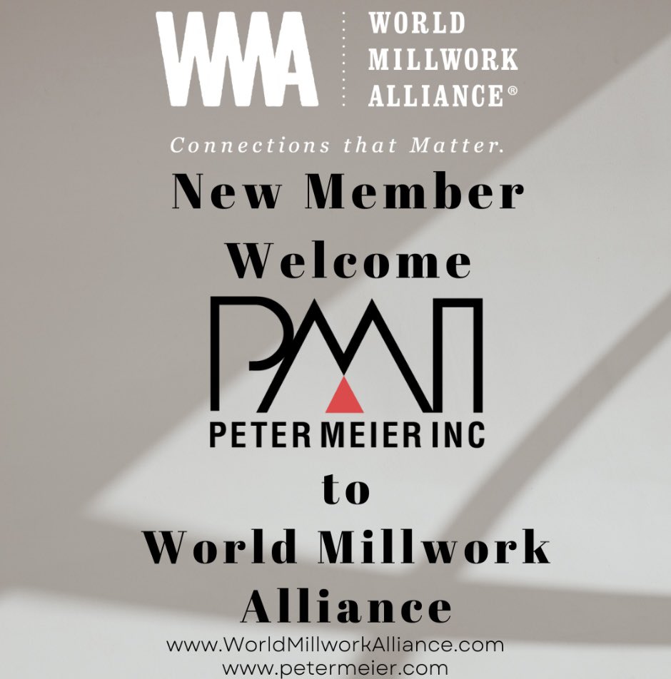 Join us in welcoming PETER MEIER, INC. to World Millwork Alliance!  Thank you for becoming a part of the only wholesale distribution association for the millwork industry.   Read more at worldmillworkalliance.com/press-releases…   #newmember #wma #worldmillworkalliance