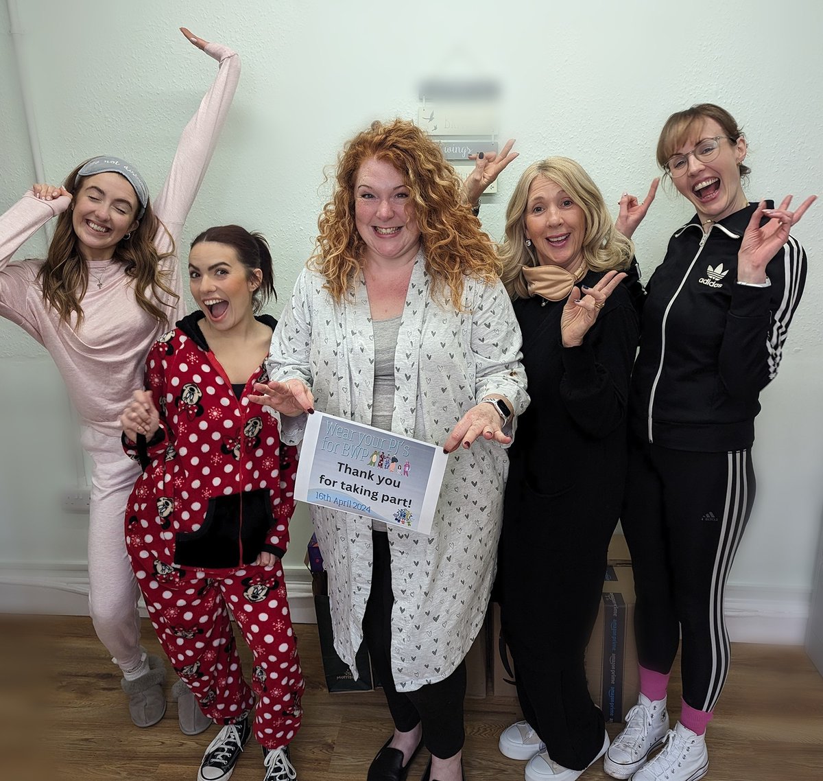 Today is PJ's for BWP Day! We are taking part and have rocked up into the office today in our pj's! You can donate - just text PJDAYBWP followed by your donation amount to 70470 to give that amount.
Text PJDAYBWP followed by your donation amount to 70470.
#PJsBWP