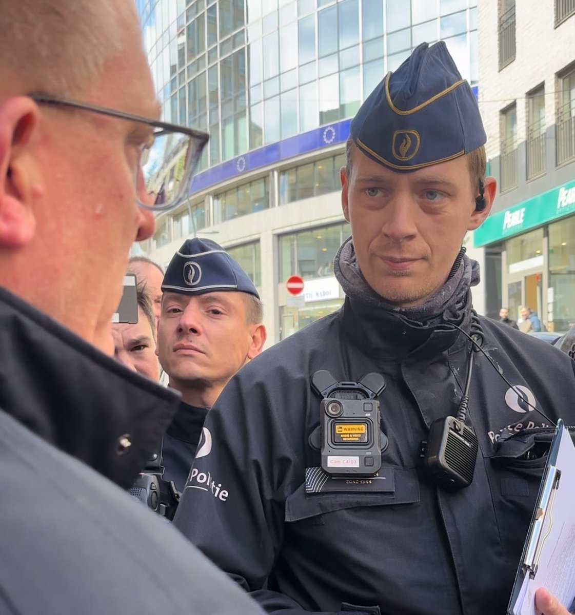 Why do the police in Brussels look like they’re starring in a Thunderbirds remake?