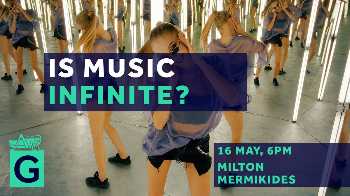 In-person tickets open: Is Music Infinite? Book: gres.hm/music-infinite Prof @miltonline explores the very limits of #music: how much music might exist? Will it ever be exhausted? Are there any boundaries of our musical perception and imagination? @UniOfSurrey @SurreyDMM