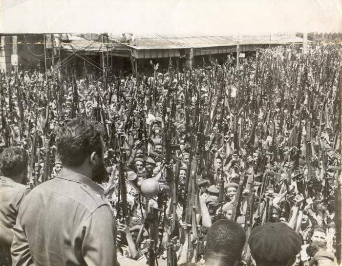 Fidel Castro, April 16, 1961: 'This is what they cannot forgive: the fact that we are here right under their very noses. And that we have carried out a socialist revolution right under the nose of the United States!'
#playagiron