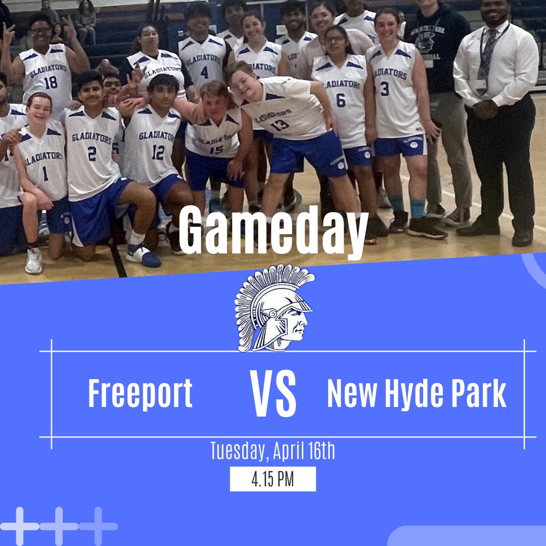 GAMEDAY! Come support our Varsity Unified Basketball team as they take on Freeport High School in their HOME OPENER. Game begins at 4:15pm. Let’s go Gladiators! @nhpgladiators ⁦@SpecOlympicsNY⁩ ⁦@UnifiedSportsNY⁩