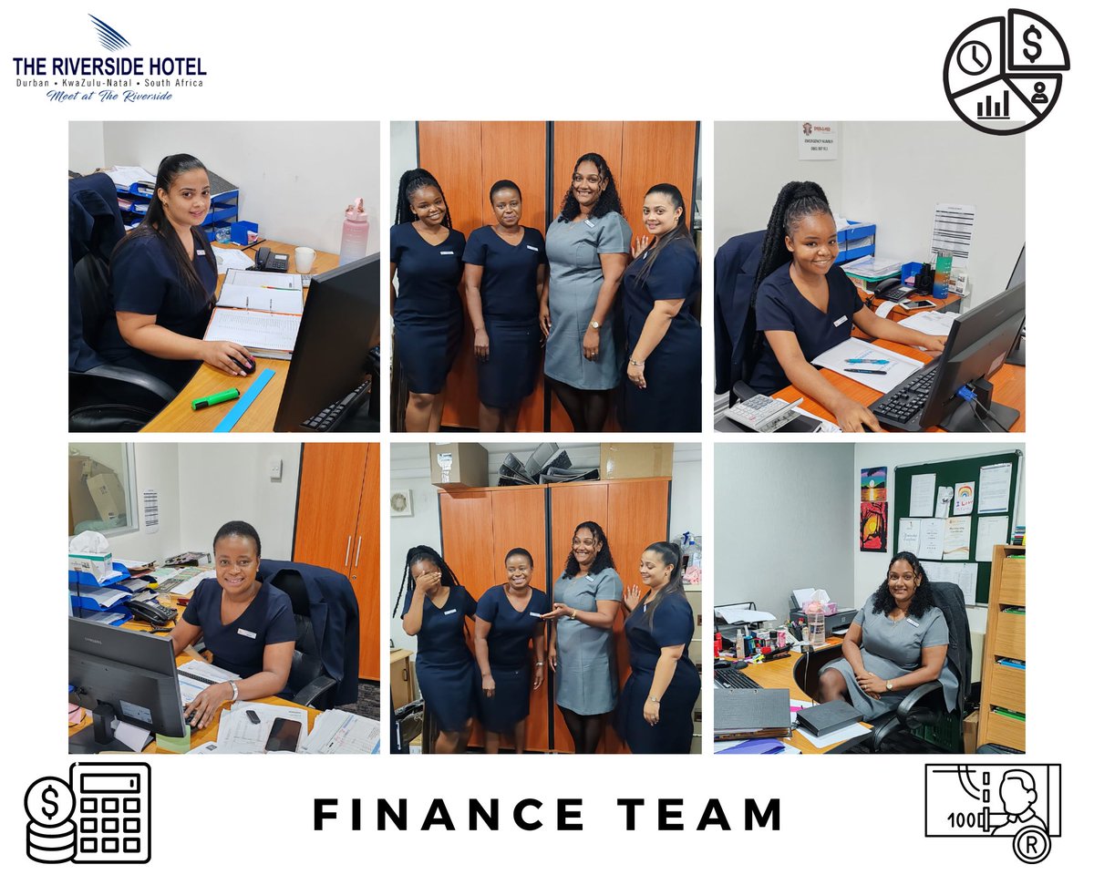 Let's give a round of applause to our amazing finance team! Their hard work, dedication, and attention to detail keep our operations running smoothly every day. Thank you finance team for all that you do! #MeetatTheRiverside #financeteam #FinancialWizards