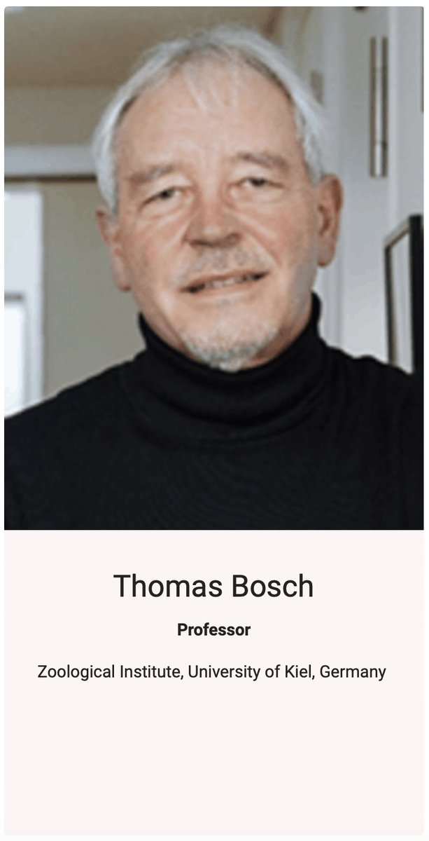 📢Speaker announcement! Prof. Thomas Bosch from @CRC1182 at the Zoological Institute @kielUNI will be speaking at this summers #Applied #Hologenomics #Conference 🇩🇪 His insights will be a great addition to our conference🦠 Sign up for free👇 appliedhologenomicsconference.eu #AHC2024