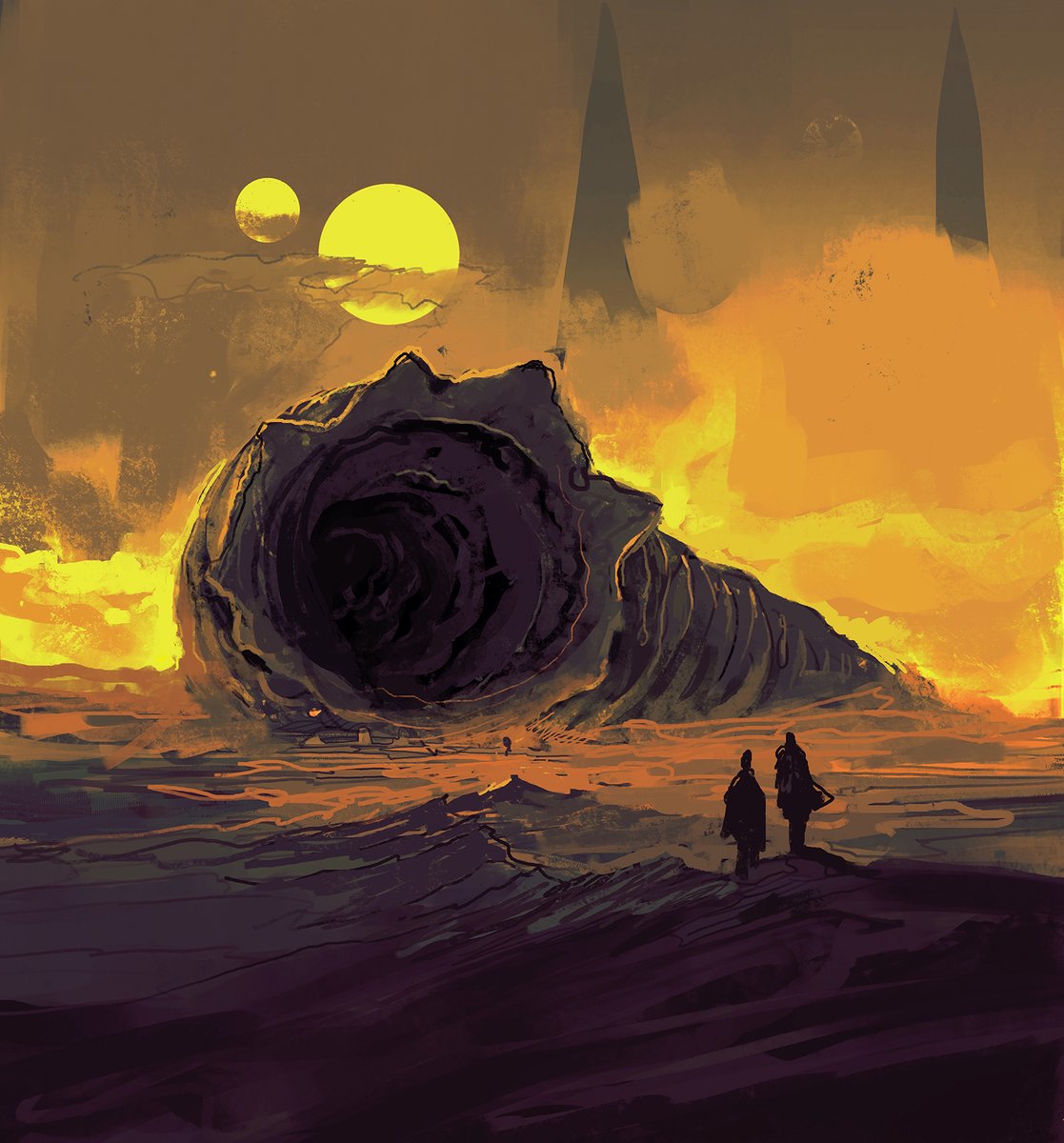 Another Dune commission (WIP)