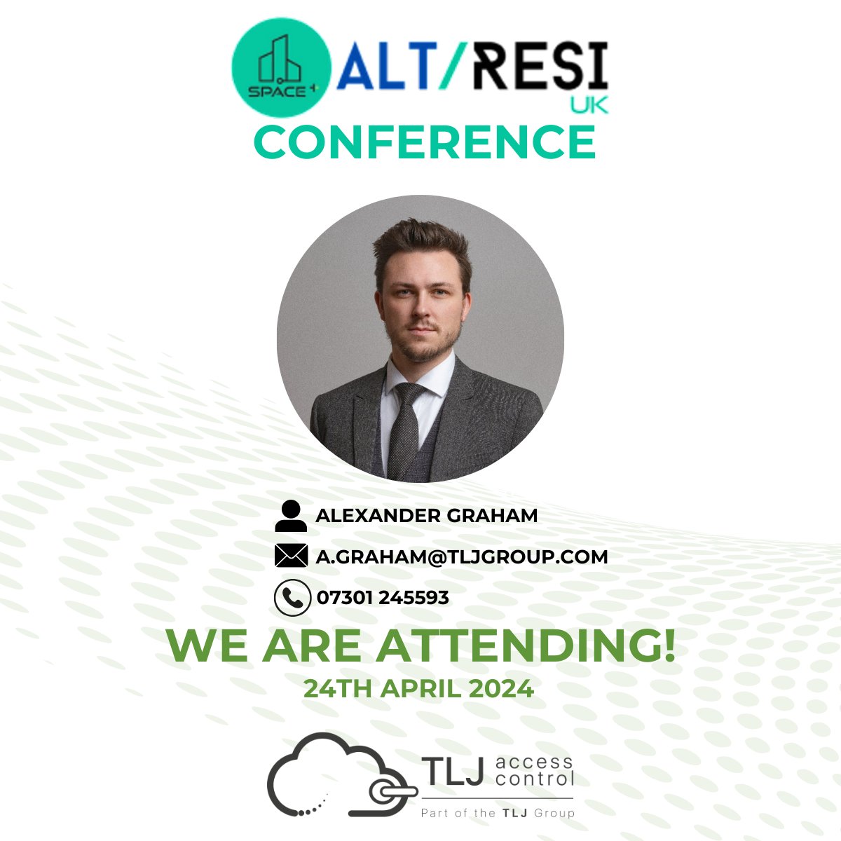 Next week Alexander Graham our Technical BDM for the BTR sector will be attending the SPACE+Alt Resi event in Walthamstow.

If you would like to meet up with him to talk about all the latest in our access control offerings please drop him a line.

#BTR #coliving #accesscontrol