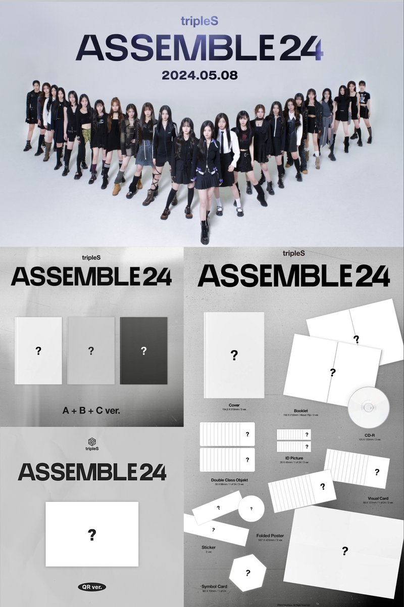 □tripleS - 正規CDアルバム1集 [ASSEMBLE24]、5月8日リリース！ ◎A