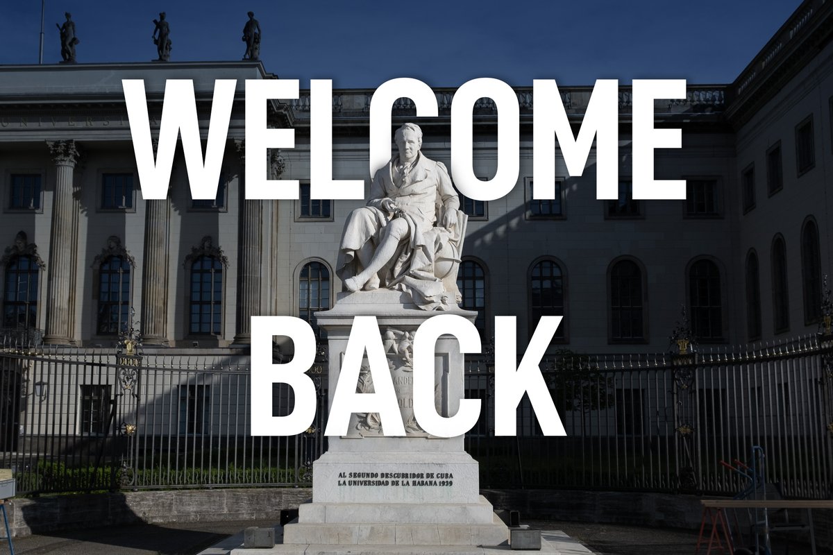 Pünktlich zum Start ins #Sommersemester 2024 wurden die #Denkmäler der Humboldt-Brüder vor dem Hauptgebäude der #HumboldtUni am Wochenende von ihren Winterschutz-Kästen befreit! 
📺Zum Video 👉youtube.com/shorts/zLLQ9ew…