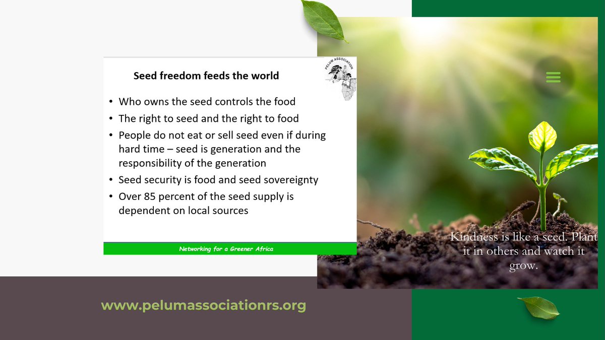 Did you know SEED freedom feeds the world? #seedlaw#EU#SEEDS#seedaware#seedlegislation3biodiversity #raiseourfork