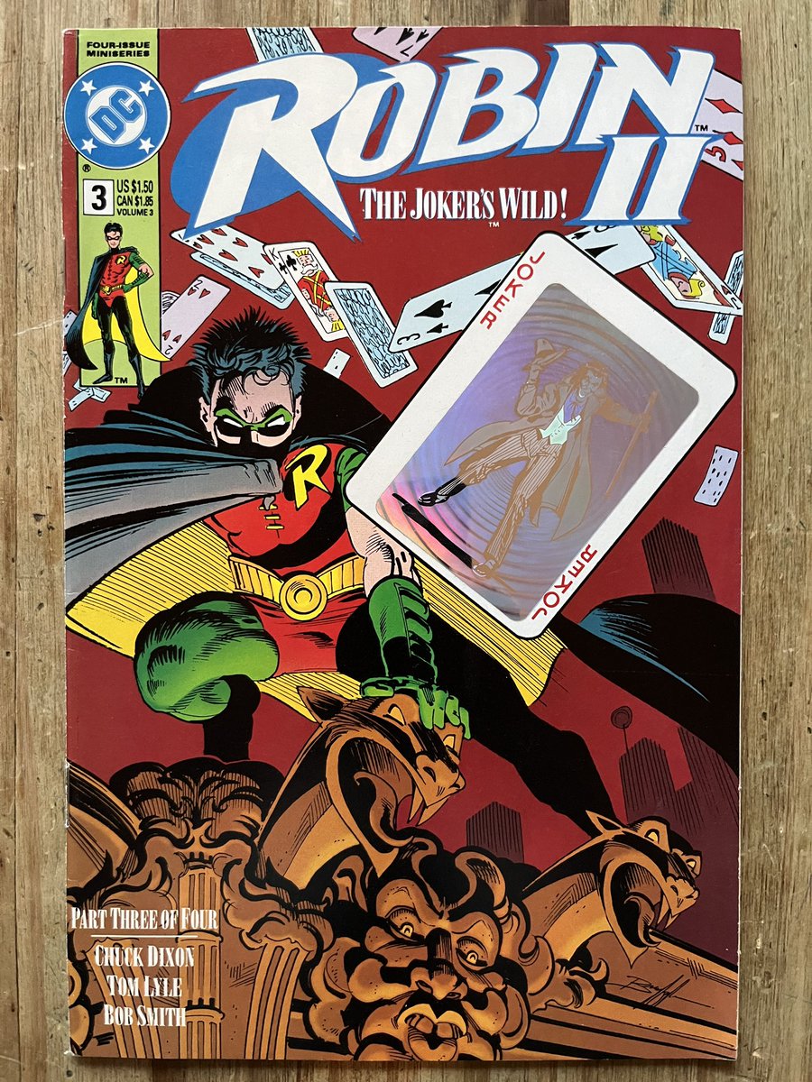 LetComic's tweet photo. Robin II #3

Tim has to stop Joker’s computer-created chaos from destroying Gotham while Batman is away!

#letssharecomics #longboxfromthepast https://t.co/rsZbOFVMPa