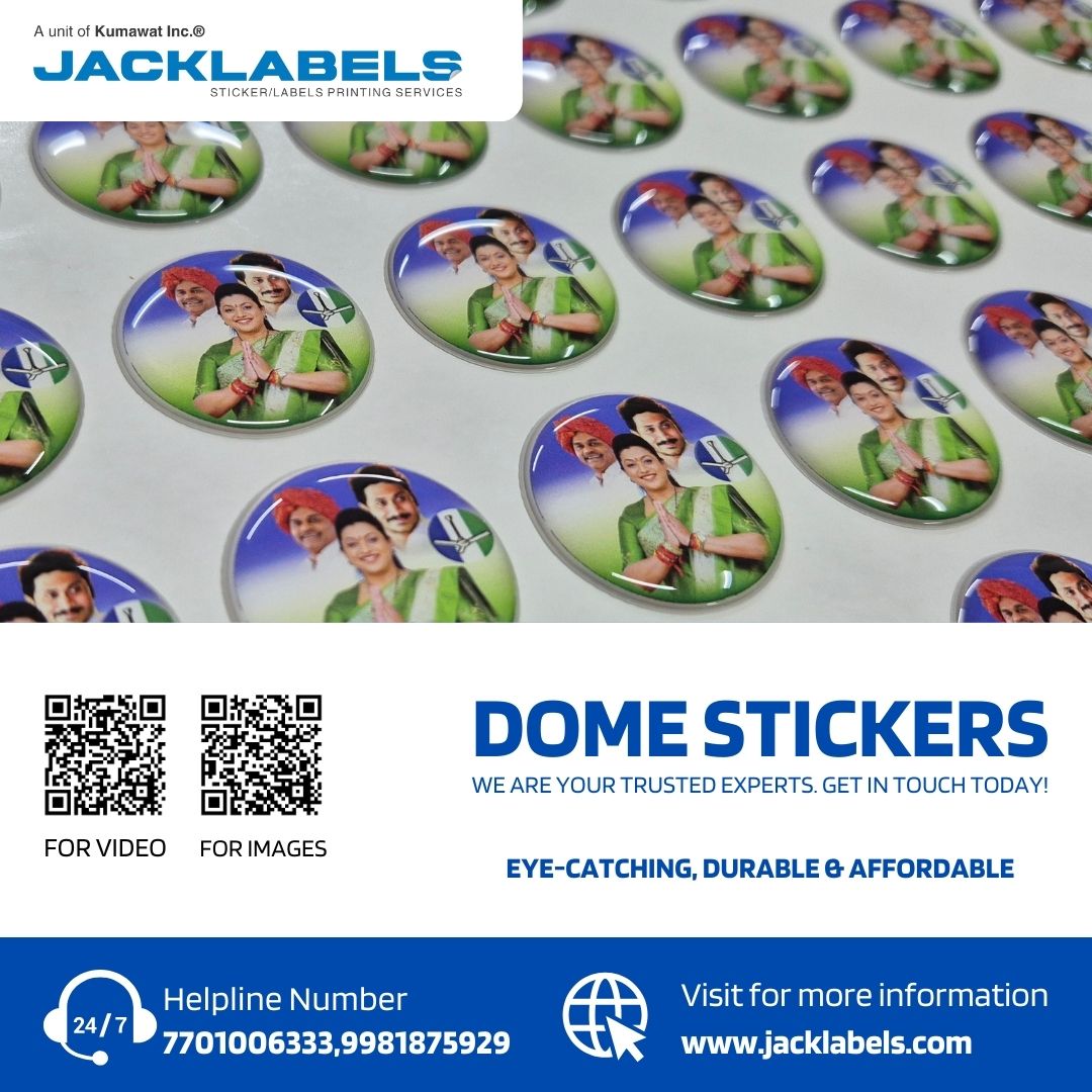 Our Dome Stickers are eye-catching, with a 3D effect that grabs attention!  They're also super durable and affordable.  Perfect for branding, promotions, or just showing off your style.  

#domestickers #customstickers #branding #promotionalproducts