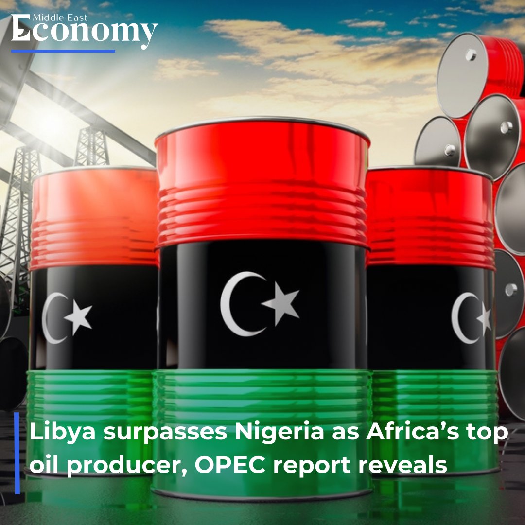 According to OPEC’s secondary sources, Libya’s crude oil output reached 1.24 million barrels per day (bpd) in March 2024, overtaking Nigeria’s production of 1.23 million bpd. Read more economyglobal.com/news/libya-sur…
#OPEC #Oilproduction #Nigeria #Libya #Oil