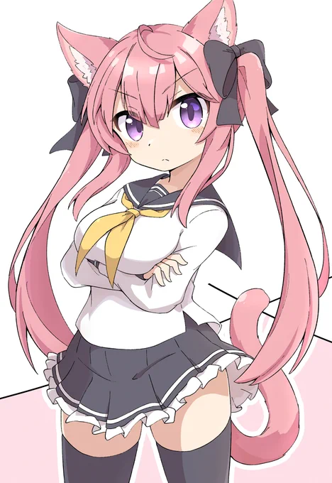 ツンツンツインテねこ 