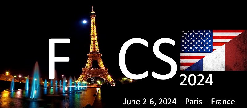 Don't forget to register for FACS (French-American Chemical Society) to be held in Paris in June 2024 (2-6) with an incredible line-up of internationally recognized chemists from both sides of the Atlantic. To find out more, click here: facs2024.sciencesconf.org