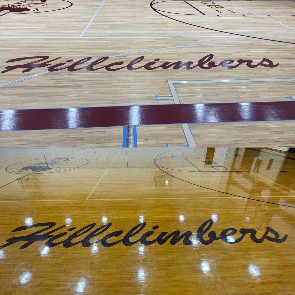 Urbana City Schools (@urbanaohschools) on Twitter photo Another milestone in the renovation project of the <a href="/UrbanaHS_OH/">Urbana HS (Ohio)</a> Auditorium and Moss Gymnasium has been achieved with the refinishing of the gym floor. Check out the before and after photos of the floor details. Another milestone in the renovation project of the <a href="/UrbanaHS_OH/">Urbana HS (Ohio)</a> Auditorium and Moss Gymnasium has been achieved with the refinishing of the gym floor. Check out the before and after photos of the floor details.