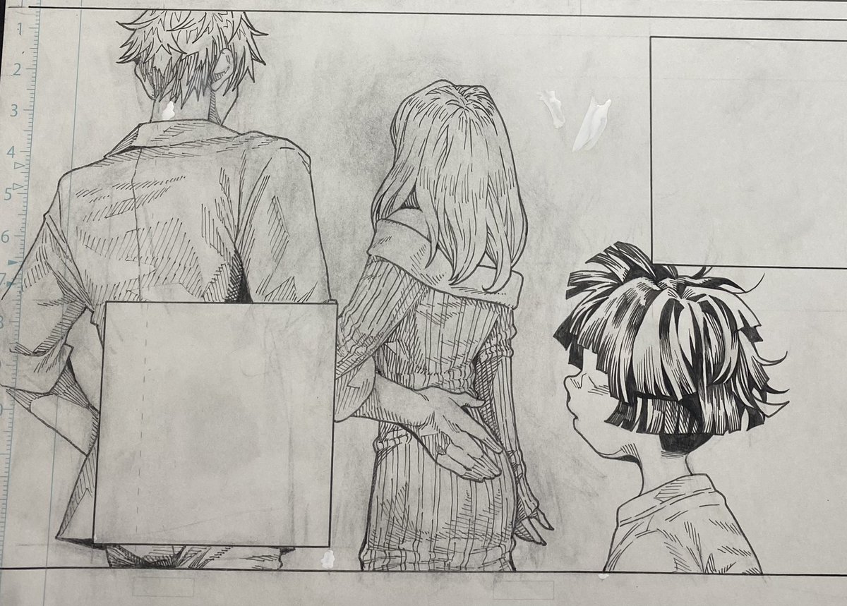 呪われたように描けなくてこのコマ真っ黒になっちゃった… 