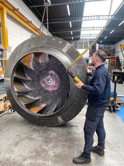 Were you aware that we offer a 24 hour sub-contract balancing breakdown service? 
We understand the challenges faced in keeping downtime to a minimum. 
This 2240mm impeller will be balanced on our critical service, ensuring we meet our customers demand.
#balancing #Engineering