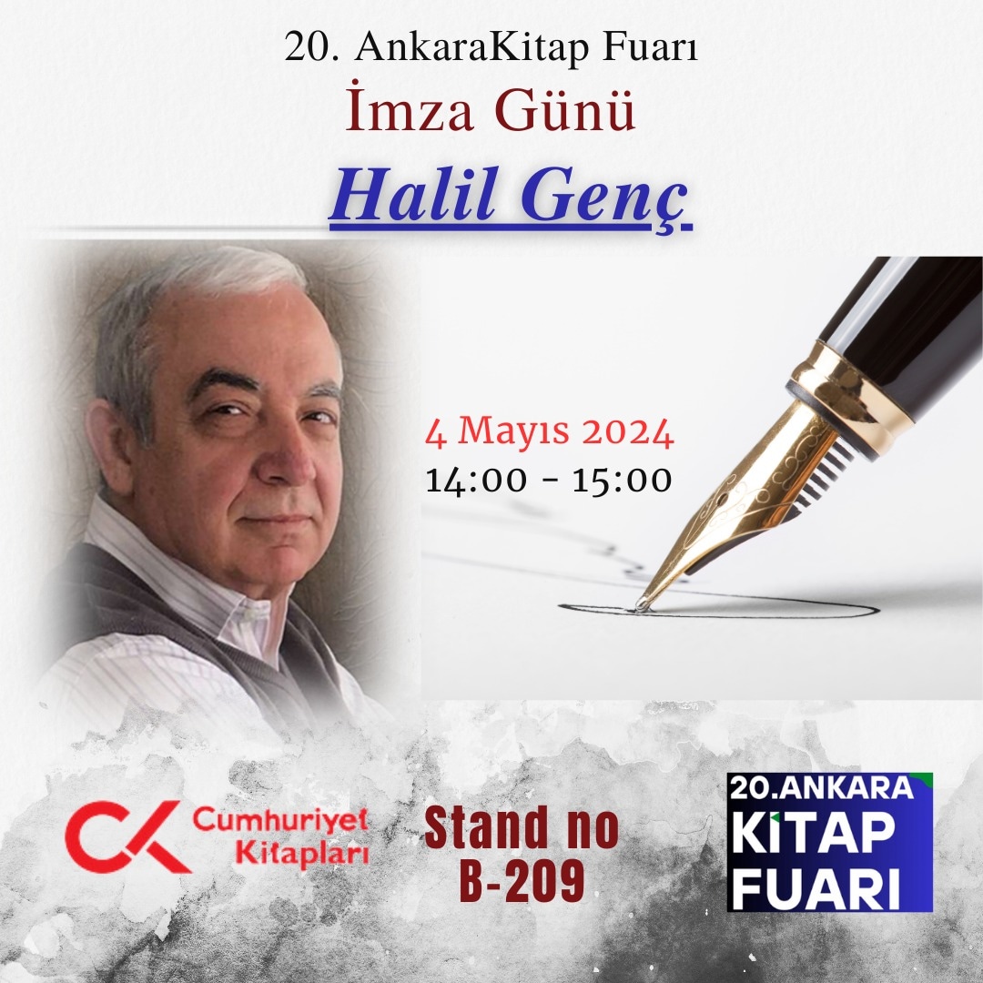 GencHalilYazar's tweet photo. Görüşmek, kucaklaşmak dileğiyle
@KitapKulubu @METU_ODTU @ankarakitapfuar #sendenbirben #roman #imzagünü https://t.co/XkRsIA8UPd