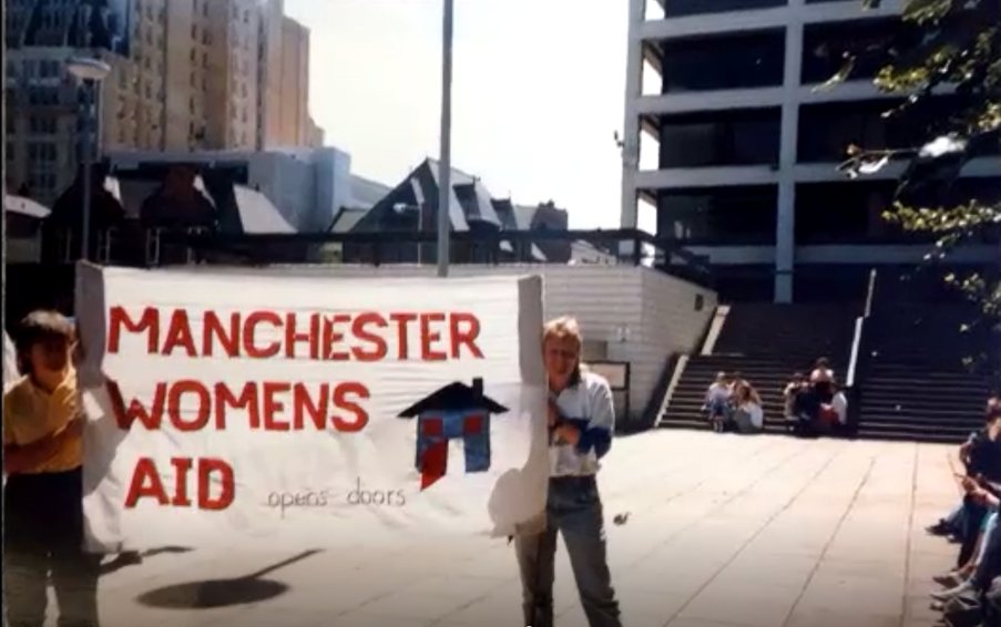 MancWomensAid's tweet photo. In 1972, the Women's Centre squatted a building for women. Word spread, and the property was bought for them. In 1974, it was recognised as a refuge by the local authority and those were the origins of Manchester Women's Aid. https://t.co/s3HAuueZJS