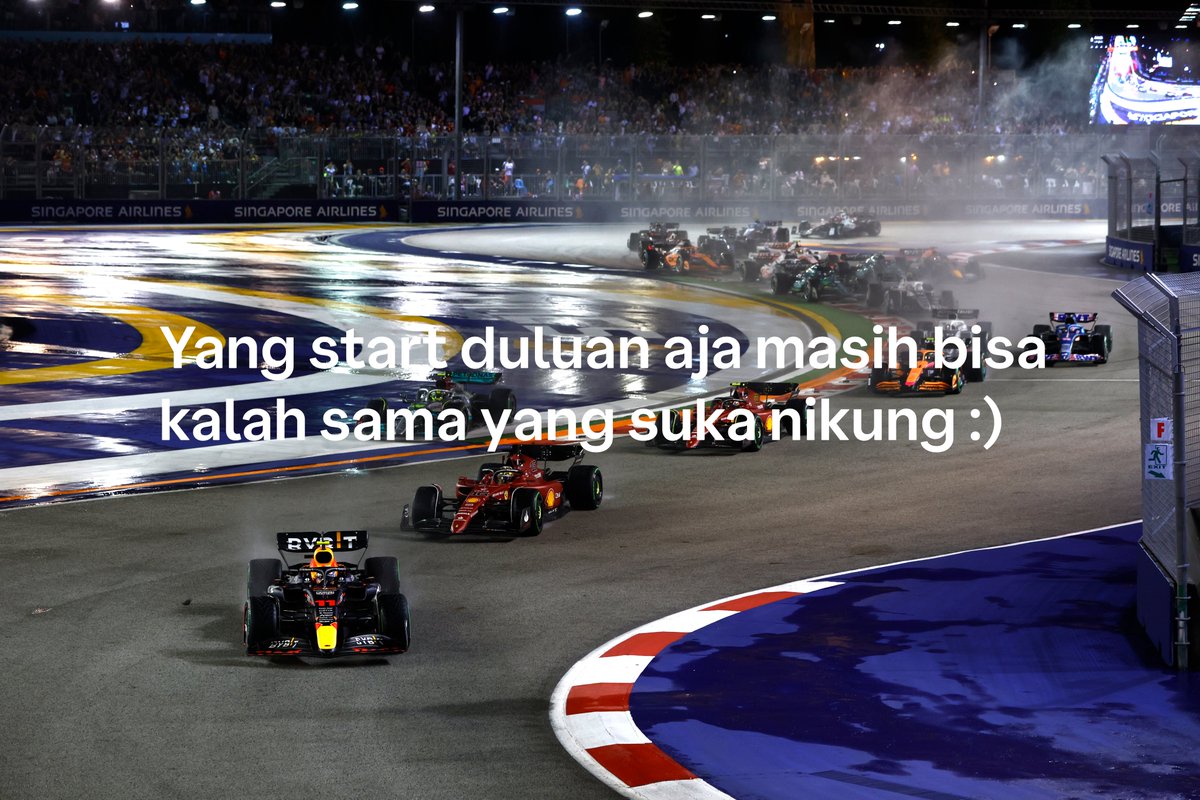 traveloka's tweet image. Pelajaran berharga yang bisa dipetik dari balapan: