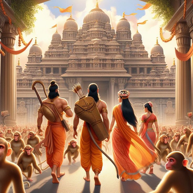 unicsiddipetme's tweet photo. “Journey to the Golden Epoch: Where Legends Walk Among Us.” 🌅🐒@siddipetme
#ramnavami
#TempleTranquility
#MonkeyArmy
#GoldenTemple
#SpiritualJourney https://t.co/gIcXegDhst
