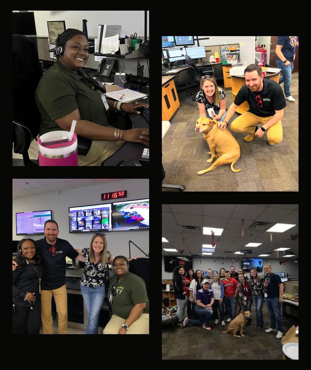 The @WSBTraffic Team appreciates 911 dispatchers! 📞 Happy #NationalTelecommunicatorsWeek! @DougTurnbull & I met call takers for Kennesaw, Acworth and Cherokee County! Cherokee County E 9-1-1 has a foundation (and pup, Ruby) to support their dispatchers. Cherokeega-911.org/cc911foundation