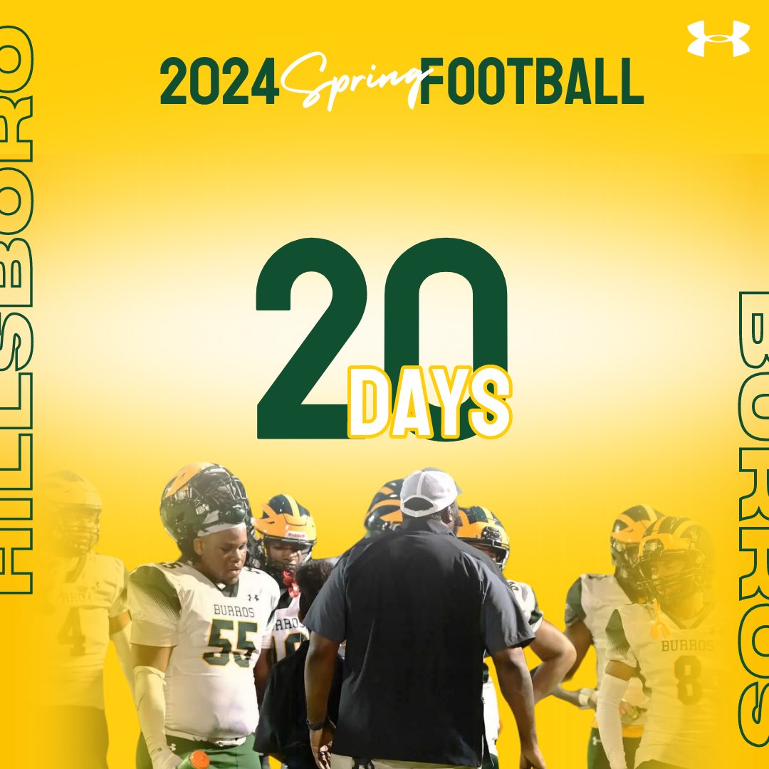 itsjimmaayy's tweet photo. Spring Ball Loadingโฆโณ
@HillsboroFball @coachbrown16
#BurroBall #SpringBallinโ #ClockdIn https://t.co/ot68YCLUbz