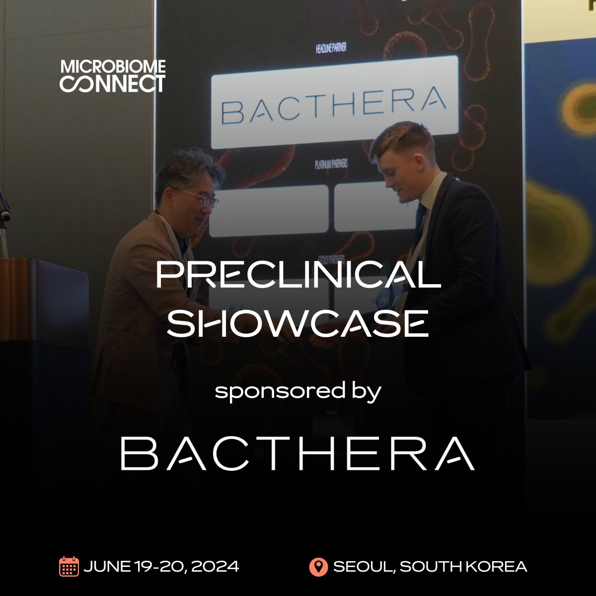 BactheraAG's tweet photo. ❓ Have you applied for the upcoming Preclinical Showcase competition? You can win a free PoC study from Bacthera! 👏
 
The competition is open to all LBP companies based in the APAC region. 🌏
 
Apply and find out more👉  https://t.co/Kux0sdBN9j

@MicrobiomeCNCT @KisacoRes https://t.co/YwARAs2y32