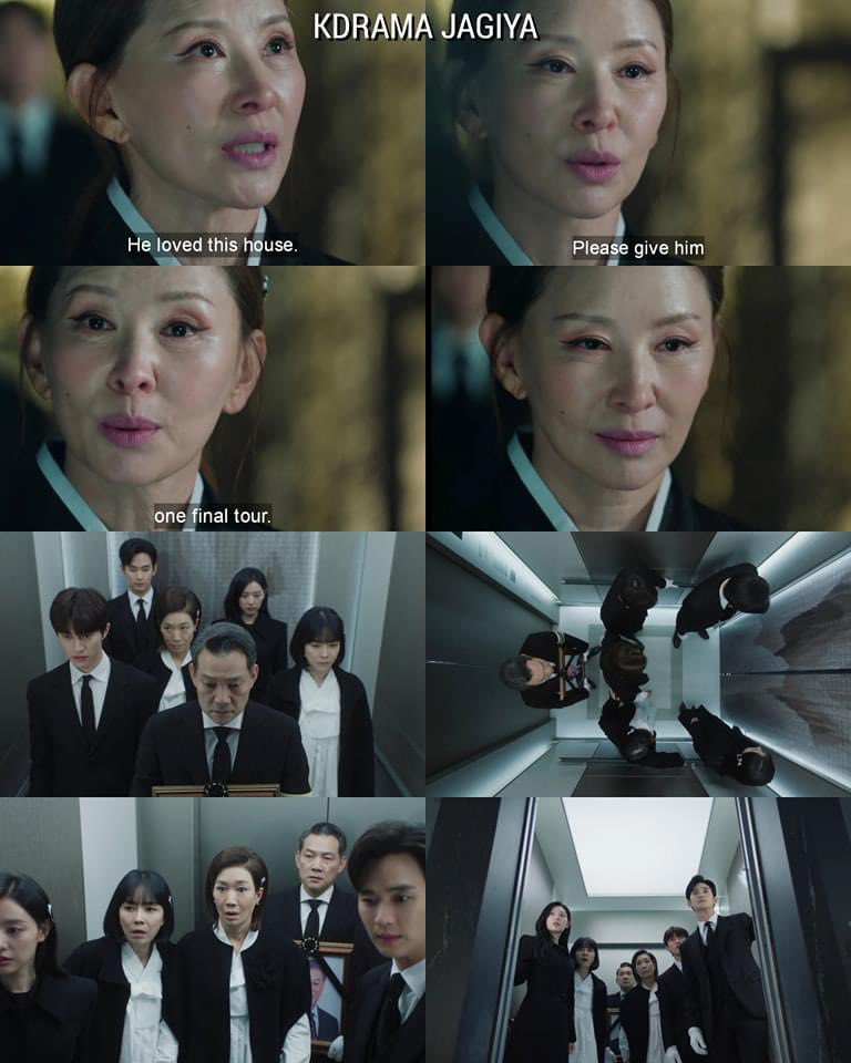 ceo_empress's tweet photo. Why do I feel nervous about this "final house tour"? What if this is a trap and the mother and son had planned to hold the family as captives? It just doesn't feel right to me. 😫

#QueenOfTears
#QueenOfTearsEp12
#KimSooHyun
#KimJiWon https://t.co/cp8oHbY8DK