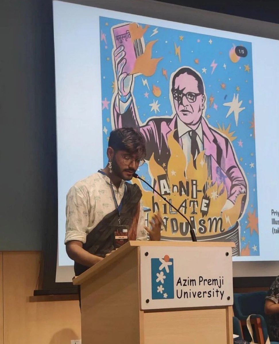 Discussing these topics is as essential for Leftists as air! But where do we draw the line between free speech and hate speech? Food for thought from Azim Premji University’s recent lecture titled ‘Annihilate Hinduism’.