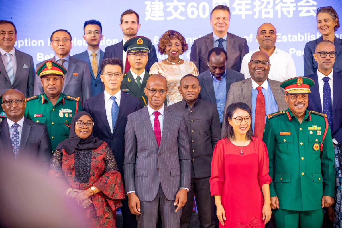 Yesterday, I participated in the ceremony of the 60th Anniversary of the Establishment of Diplomatic Relations Between the United Republic of Tanzania and the People’s Republic of China, held at Johari Rotana Hotel, Dar es Salaam @JMakamba
..
#SautiYaVijana