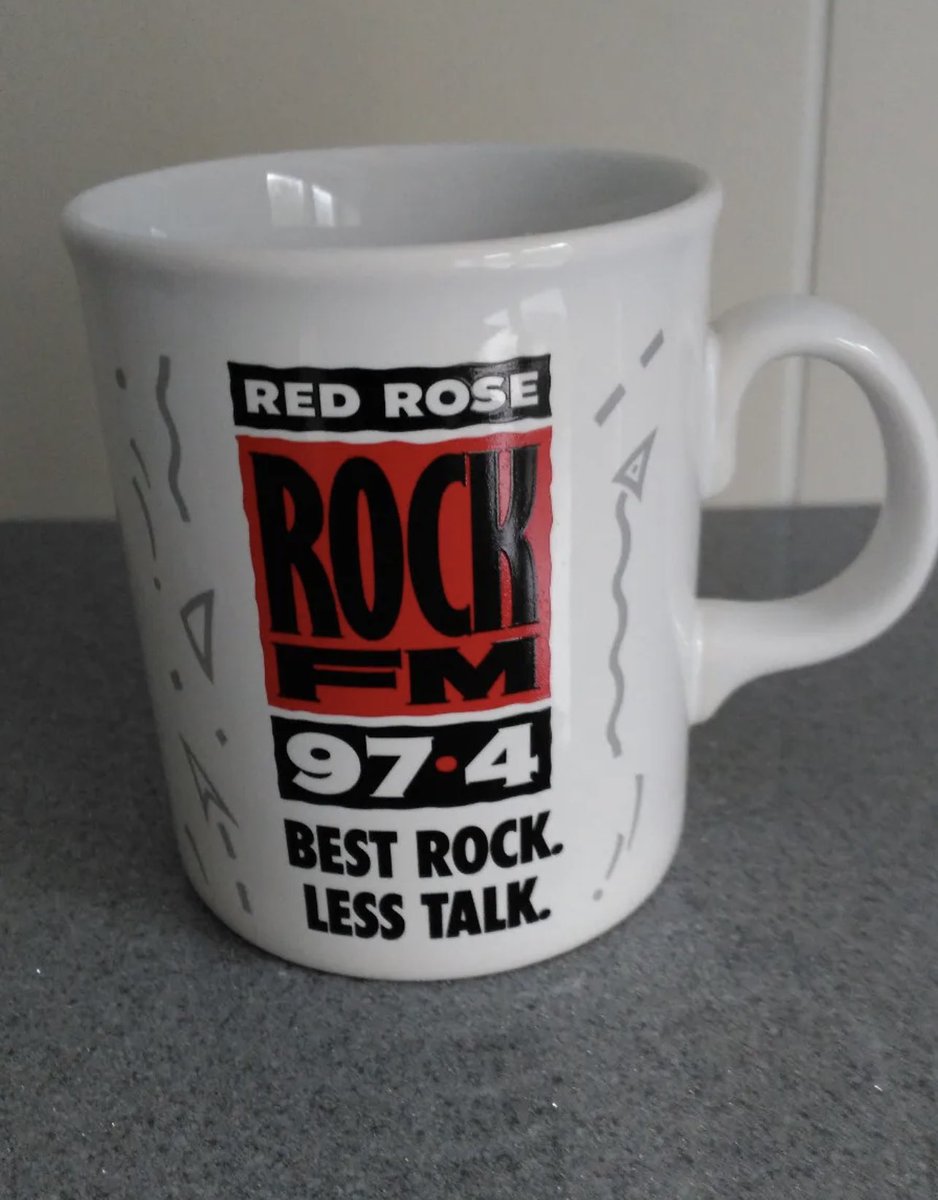 RadioMugs's tweet photo. It’s time to say goodbye to some big radio brands today as they transition to @hitsradiouk. It’s goodbye to @974RockFM formerly #RedRoseRadio who have been broadcasting to Lancashire and the North West for nearly 42 years #showusyourmugs https://t.co/nqgyQBi0yB