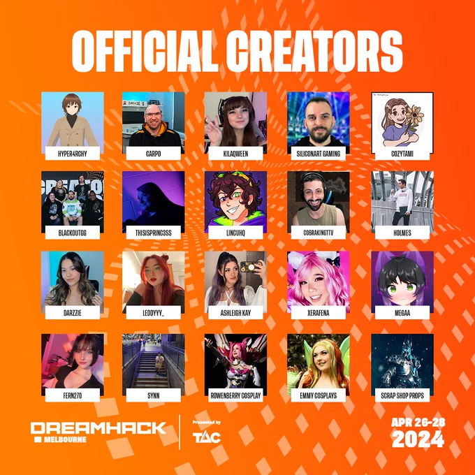 Image from DreamHack Melbourne (@DreamHackAU)