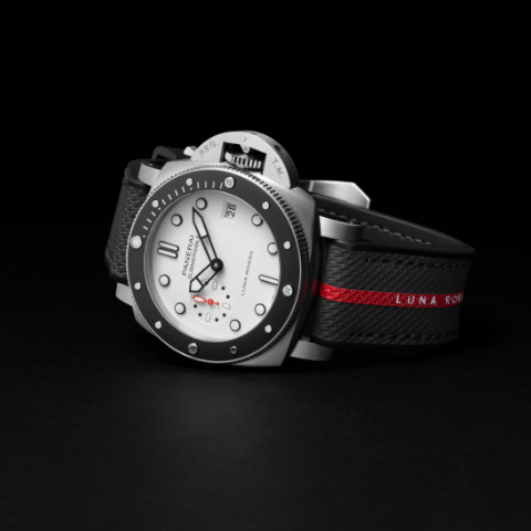 Crafted by Laboratorio di Idee at the Panerai Manufacture in Neuchâtel,  the Submersible Luna Rossa proudly upholds Panerai's enduring alliance with Luna Rossa Prada Pirelli.

Register your interest both in-store and online.

#CWSellors #JuraWatches #Panerai #AmericaCup2024