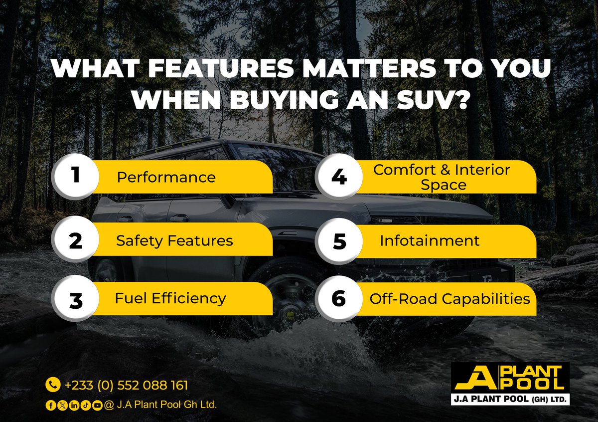 We want to hear from you! When it comes to buying an SUV, what features matter most to you?  Share your thoughts in the comments below, lets go... lets help others #SUV #CarBuying #JetourSUV #aboniki #Togo #Dumsor