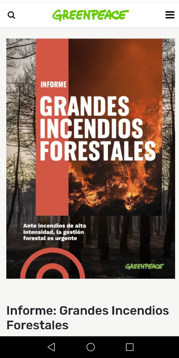 La solución frente a los grandes incendios forestales es la gestión forestal activa, adaptativa y preventiva La extinción es una respuesta necesaria Necesitamos paisajes agroforestales vivos y diversificados. Aquí, te lo explica @greenpeace_esp muy bien: es.greenpeace.org/es/sala-de-pre…