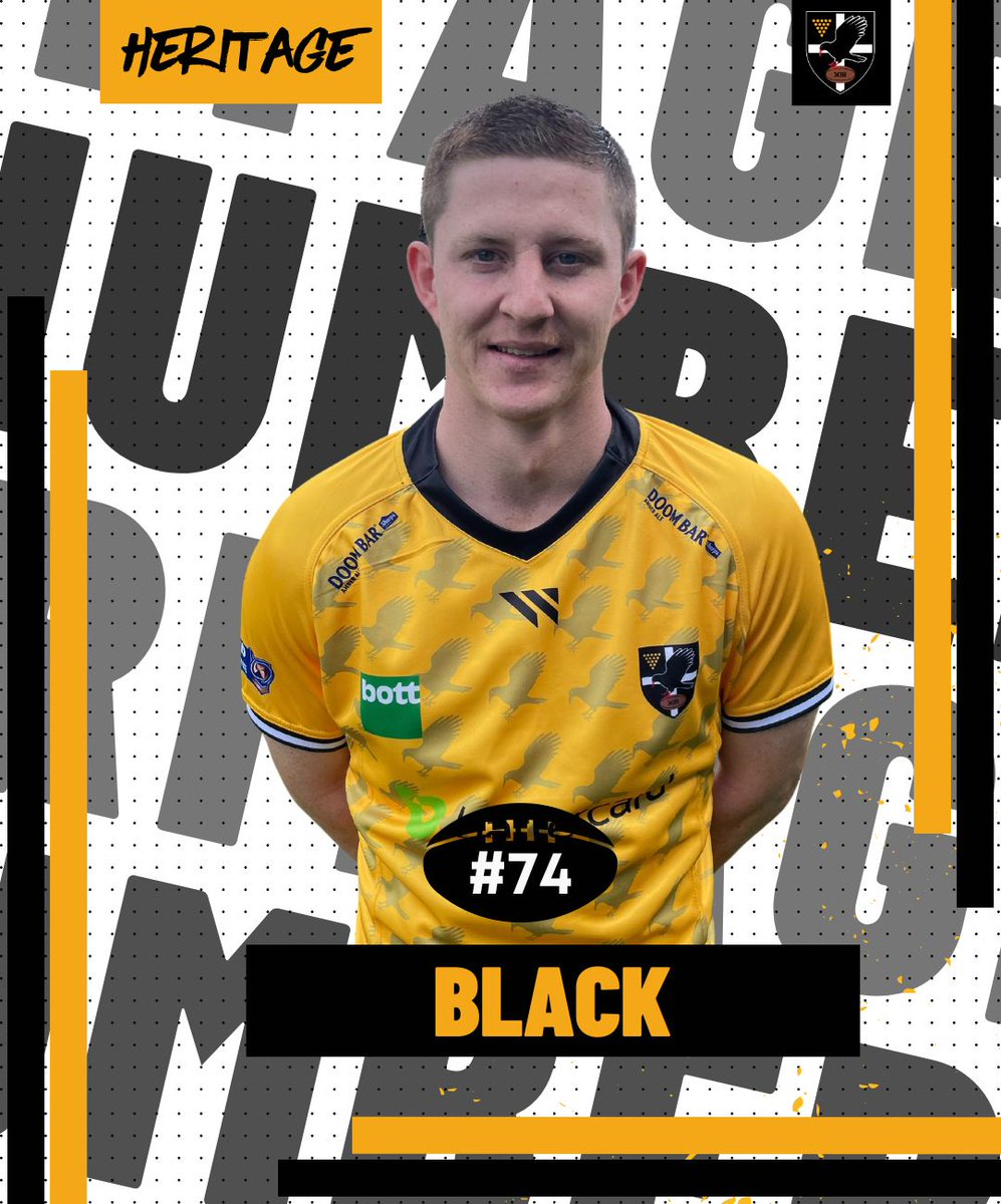 𝗛𝗘𝗥𝗜𝗧𝗔𝗚𝗘 𝗡𝗨𝗠𝗕𝗘𝗥𝗦 🔢 👏 Congratulations to Bailey Black, who made his Cornwall debut against @Roughyeds 🤝 Bailey has been awarded heritage number 74. 🖤💛 #Kernowkynsa #RugbyLeague
