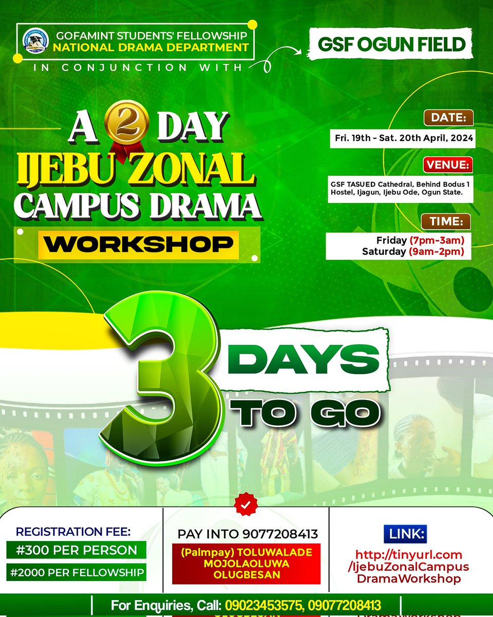 GSF National Drama Department tweet media