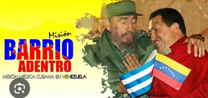 Dagober76504073's tweet photo. Felicitaciones a las decenas de miles de abnegados cubanos y venezolanos que han hecho posible que la maravillosa creación de Barrio Adentro por parte de Chávez y Fidel, llegue a su cumpleaños 21 como modelo de salud universal y gratuita y derecho humano fundamental.
#CubaHonra https://t.co/BdlMRFnfSI