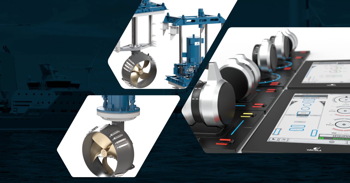 wartsilacorp's tweet image. #HotOffThePress - We have introduced a new high-performance #thruster &amp;amp; #propulsion control solution package that offers operators of #offshore vessels, ferries &amp;amp; tugs notable improved operational performance &amp;amp; greater efficiency.  

Learn more 👉lnkd.in/eatMfRHs