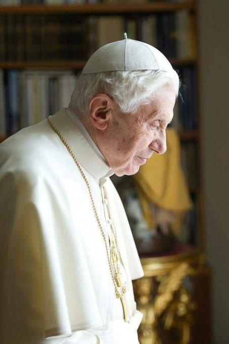 Happy 97th birthday Pope Benedict XVI! He *Loved Christ *Promoted art and beautiful liturgy *Spoke out against liberation theology, Communism and relativism *Played an important role in nurturing vocations *Wrote great books *Lived a saintly life Pope Benedict XVI lives in our