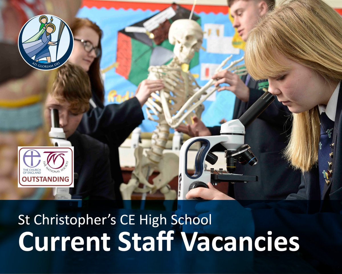 We are currently looking to recruit for the following staff positions: • Assistant Head of Science • Teacher of Physics Both close on 24th April (midday). Please follow the link below to find out more about these roles… st-christophers.org/about-our-scho…