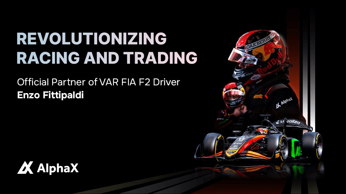 I'm thrilled to announce the new partnership with <a href="/AlphaXWorld/">AlphaX</a>, a premier player in the crypto exchange industry! Let's accelerate into the future and revolutionize both racing and trading!  🚀