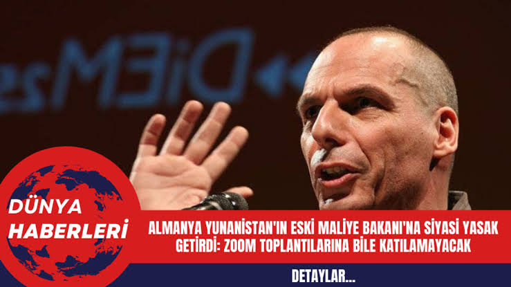 Dedeleri soykırımcı, torunları azmettirici. Almanya bildiğiniz Almanya.. Almanya, eski Yunan maliye bakanı Yanis Varufakis'e Filistin yanlısı bir konuşma yaptığı gerekçesiyle siyasi yasak getirdi.