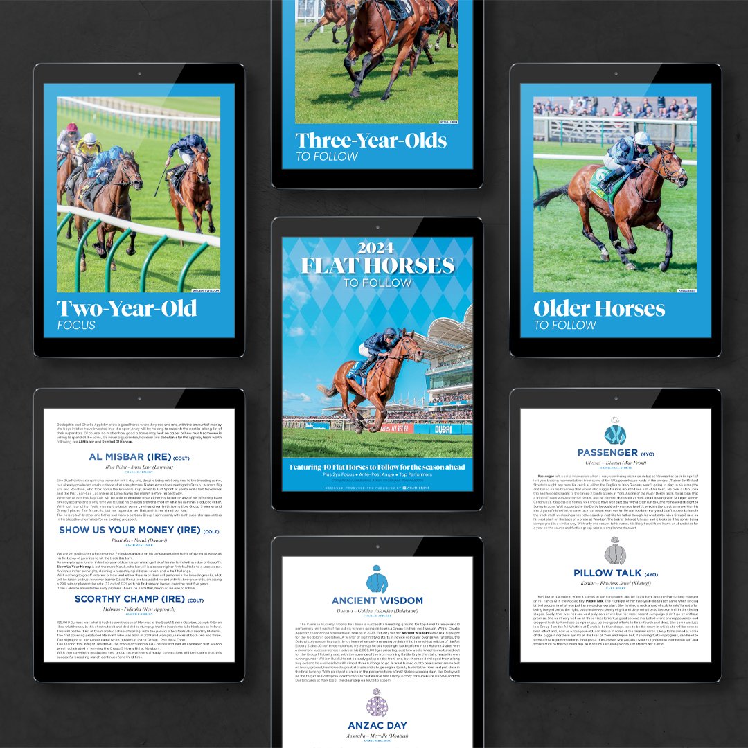 👀 2024 FLAT HORSES TO FOLLOW 🏇 Featuring 40 horses to follow this flat season 🔍 2-Year-Old Focus 🤑 Ante-Post Angles 🥇 Top Performers 👉 Download now at bit.ly/3TTkPy1
