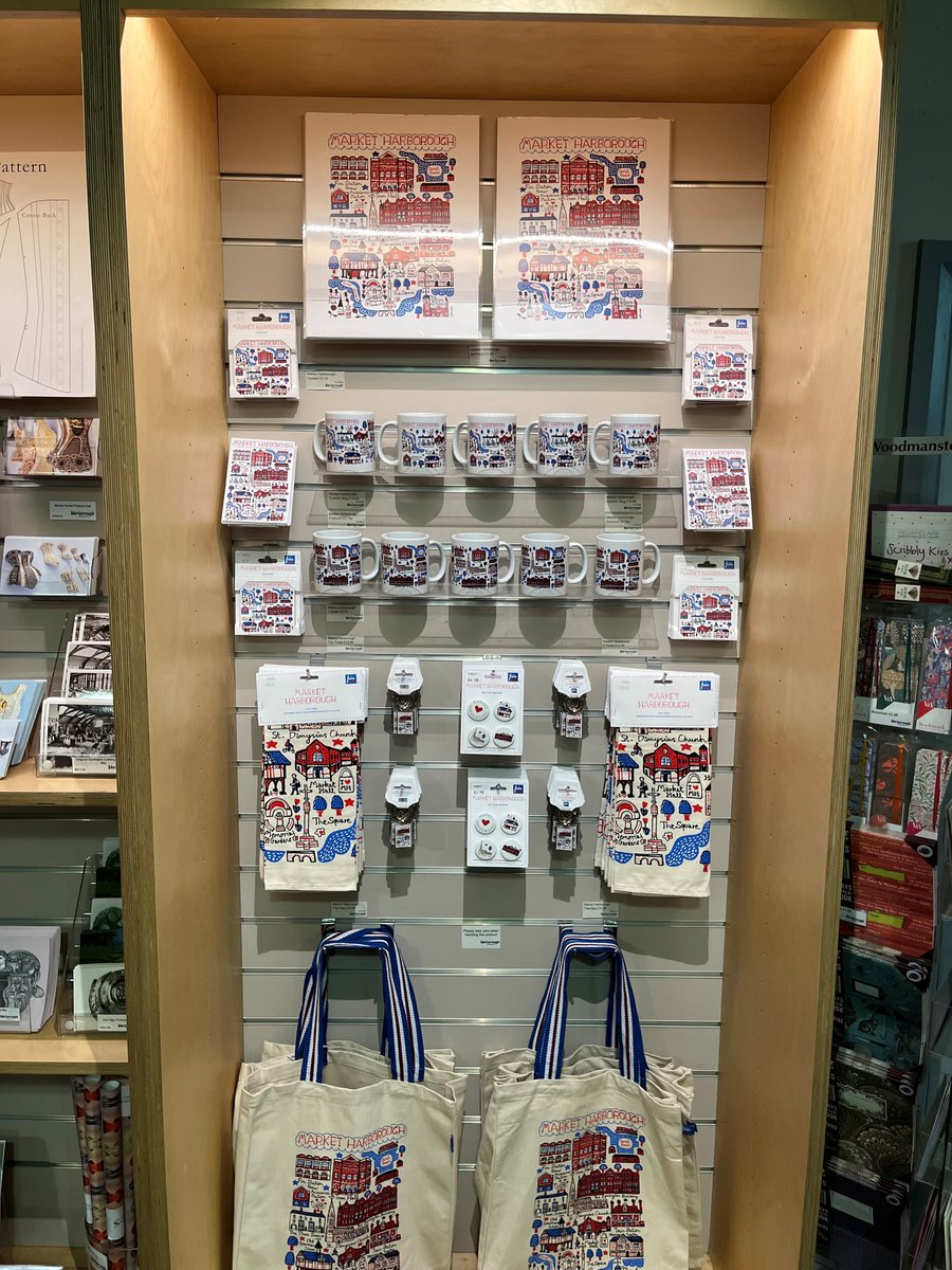 Looking for the perfect Market Harborough themed gift? New items added to the 'Julia Gash Market Harborough' range including keyrings and button badges. Available now in the Market Harborough Library & Museum shop! #MarketHarborough #GiftIdeas #MuseumShop