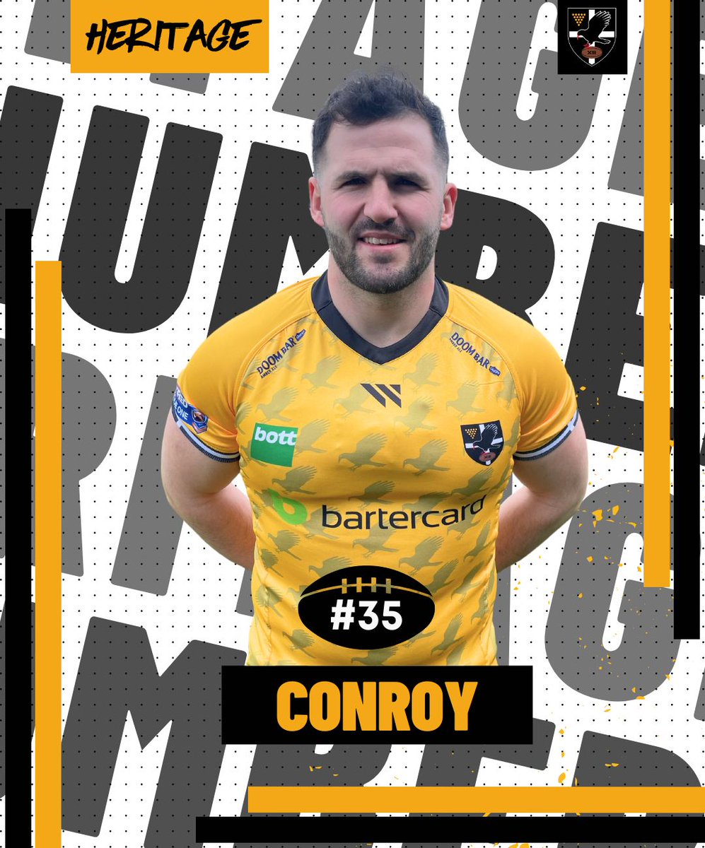 𝗛𝗘𝗥𝗜𝗧𝗔𝗚𝗘 𝗡𝗨𝗠𝗕𝗘𝗥𝗦 🔢 👏 Congratulations to Nathan Conroy, who made his second Cornwall debut against @Roughyeds 🤝 Nathan's heritage number is 35. 🖤💛 #Kernowkynsa
