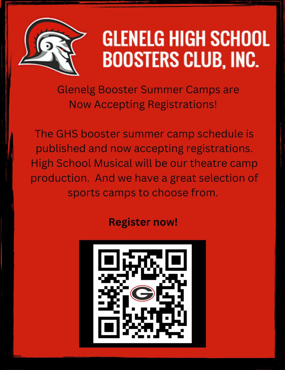 Join us at our Youth Camp June 3-7. Looking forward to seeing everyone start their summer with Gladiators Football!